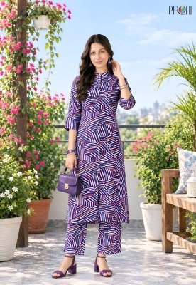 PIROHI KIMORA Pick and Choose 3-Piece Viscose Print Top Bottom Combo Set Size wise Combo Set