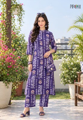 PIROHI KIMORA Pick and Choose 3-Piece Viscose Print Top Bottom Combo Set Size wise Combo Set