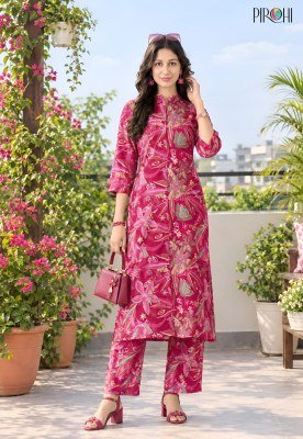 PIROHI KIMORA Pick and Choose 3-Piece Viscose Print Top Bottom Combo Set Size wise Combo Set