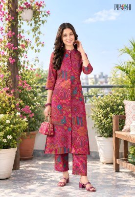 PIROHI KIMORA Pick and Choose 3-Piece Viscose Print Top Bottom Combo Set Size wise Combo Set