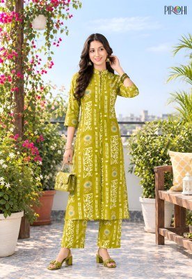 PIROHI KIMORA Pick and Choose 3-Piece Viscose Print Top Bottom Combo Set Size wise Combo Set