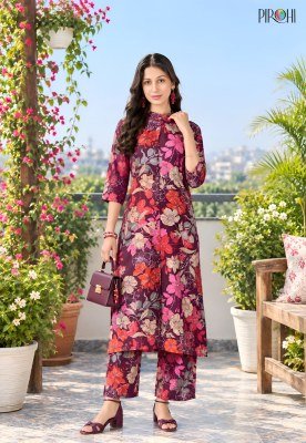 PIROHI KIMORA Pick and Choose 3-Piece Viscose Print Top Bottom Combo Set Size wise Combo Set
