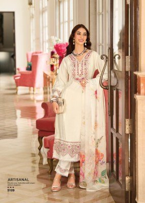 PRM India Amoro Roman Silk A Line Kurti Set with Embroidery, Handwork And Tabby Silk Digital Print Dupatta Wholesale kurtis catalogs