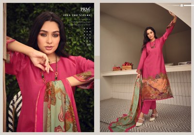 PRM Trendz present Flori pure musline silk digital print with heavy khatli work unstitched suit catalogue pakistani suit catalogs