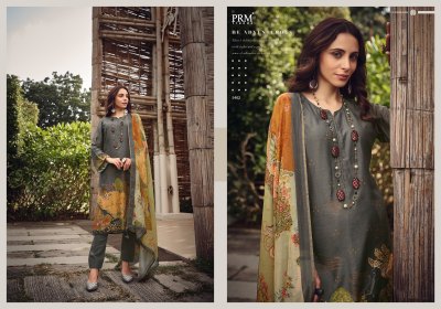 PRM Trendz present Flori pure musline silk digital print with heavy khatli work unstitched suit catalogue pakistani suit catalogs