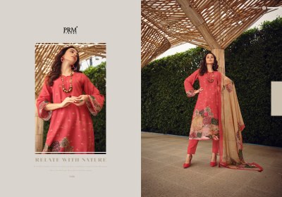 PRM Trendz present Flori pure musline silk digital print with heavy khatli work unstitched suit catalogue pakistani suit catalogs