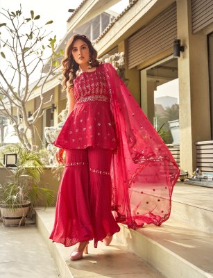 Paara studio by aafreen vol 1 presenting designer sarara suit catalog at wholesale price kurtis catalogs