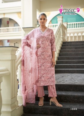 Padma Vol 1 by Mystic 9 Premium Quality Foil printed readymade suit collection at amavi expo readymade suit catalogs