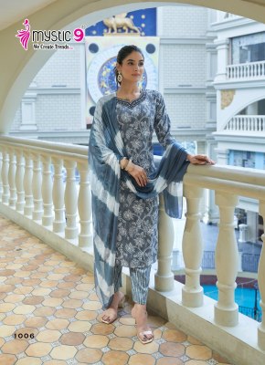 Padma Vol 1 by Mystic 9 Premium Quality Foil printed readymade suit collection at amavi expo readymade suit catalogs