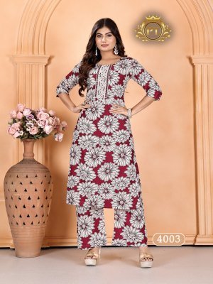 Padmavati Chingari Vol 4 Premium Rayon ODP Print Top And Bottom with Gala Detailing Wholesale kurtis catalogs