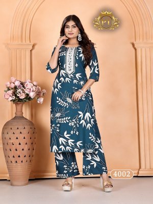 Padmavati Chingari Vol 4 Premium Rayon ODP Print Top And Bottom with Gala Detailing Wholesale kurtis catalogs