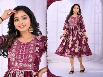 Padmavati Textiles Bindiya Vol 1 Vertical Print Kurti Tunic Western Style Wholesale kurtis catalogs