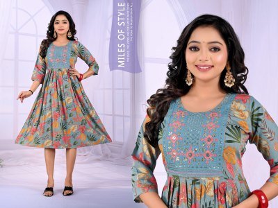 Padmavati Textiles Bindiya Vol 1 Vertical Print Kurti Tunic Western Style Wholesale kurtis catalogs