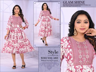 Padmavati Textiles Bindiya Vol 1 Vertical Print Kurti Tunic Western Style Wholesale kurtis catalogs