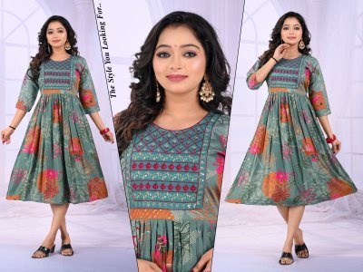 Padmavati Textiles Bindiya Vol 1 Vertical Print Kurti Tunic Western Style Wholesale kurtis catalogs