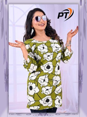 Padmavati Textiles  Dairy Milk Vol 3 Stylish Rayon ODP Printed Short Top for Women Wholesale kurtis catalogs