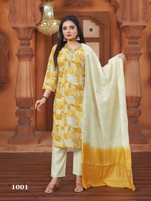 Pallavi vol 1 by Padmavati textile Vertical print manual handwork  kurti pant with dupatta catalogue readymade suit catalogs