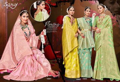 Panchali silk vol 1 saroj premium pure rich pallu saree catalogue at affordable rate sarees catalogs