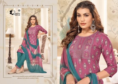 Paribhasha by Kinti fancy heavy rayon straight fancy kurti pant and dupatta catalogue at amaviexpo readymade suit catalogs