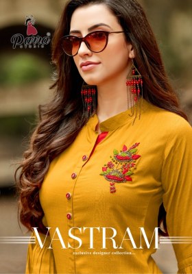 Parra studio by vastram pure reyon khatli work kurti catalogue at low rate 