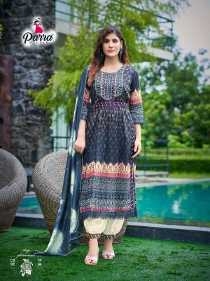 Parra studio new presents libas nayra cut vol 3 kurti with afghani pant with dupatta set catalogue  kurtis catalogs