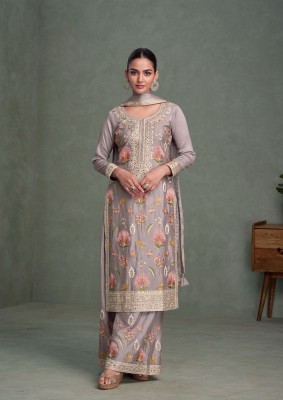 Parul by Aashirwad creation Premium chinon silk Pakistani suit catalogue at affordable rate pakistani suit catalogs