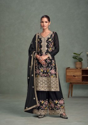 Parul by Aashirwad creation Premium chinon silk Pakistani suit catalogue at affordable rate pakistani suit catalogs