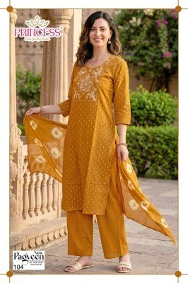 Parveen Dhabu Cotton Kurti Pant with Dupatta Set kurti pant with dupatta Catalogs