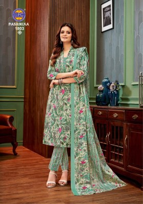 Pashmina Vol 18 by MFC heavy lawn cotton printed unstitched suit catalogue at low price dress material catalogs
