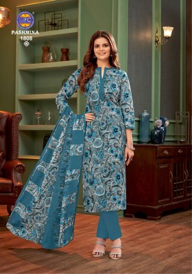 Pashmina Vol 18 by MFC heavy lawn cotton printed unstitched suit catalogue at low price dress material catalogs