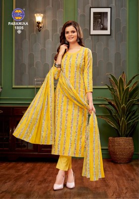 Pashmina Vol 18 by MFC heavy lawn cotton printed unstitched suit catalogue at low price dress material catalogs