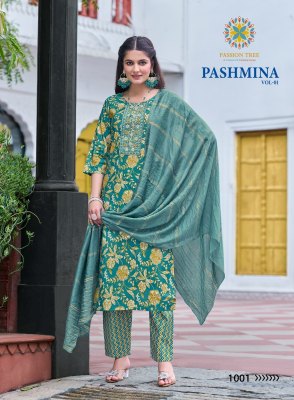 Pashmina vol 1 by Passion tree Modal chanderi foil printed readymade suit catalogue at affordable rate readymade suit catalogs