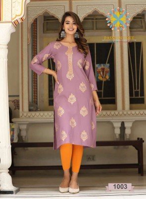 Passion Tree Albeli vol 1 Straight Cut Embroidery Work wholesale Kurti catalogue  kurtis catalogs