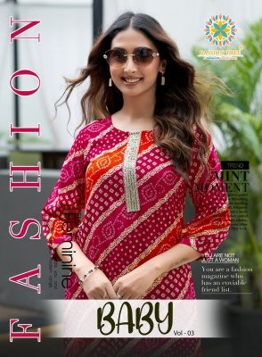 Passion Tree Baby Vol 3 Heavy Rayon Procian Foil Print Short Tops Wholesale kurtis catalogs