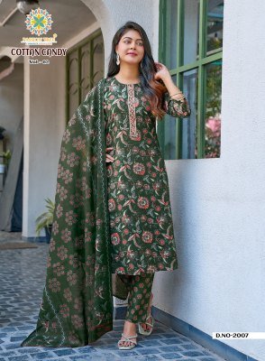 Passion Tree Cotton Candy Vol 2 Cotton Kurti Pant Set with Malmal Dupatta (M–5XL) kurti pant with dupatta Catalogs