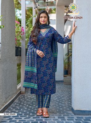 Passion Tree Cotton Candy Vol 2 Cotton Kurti Pant Set with Malmal Dupatta (M–5XL) kurti pant with dupatta Catalogs