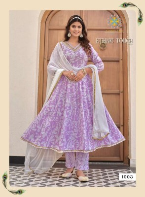 Passion Tree Ethnic Touch Vol 1 Anarkali Kurti Pant Dupatta Set Wholesale Kurti catalogue Surat  kurtis catalogs