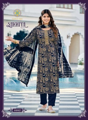 Passion Tree Sakhiya Vol 1 Straight Cut Kurti Pant Dupatta Set Wholesale Kurti catalogue  kurtis catalogs
