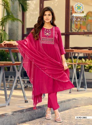 Passion Tree Vaari Vol 2 3 Piece Kurti Pant with Dupatta Set kurti pant with dupatta Catalogs