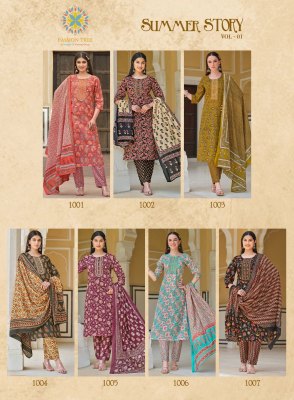Passion Tree by Summer story vol 1 heavy cotton embroidered readymade suit catalogue at affordable rate readymade suit catalogs