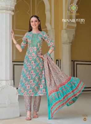 Passion Tree by Summer story vol 1 heavy cotton embroidered readymade suit catalogue at affordable rate readymade suit catalogs