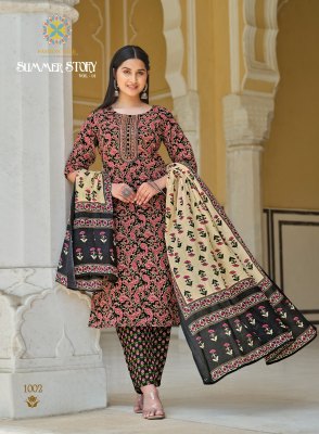 Passion Tree by Summer story vol 1 heavy cotton embroidered readymade suit catalogue at affordable rate readymade suit catalogs