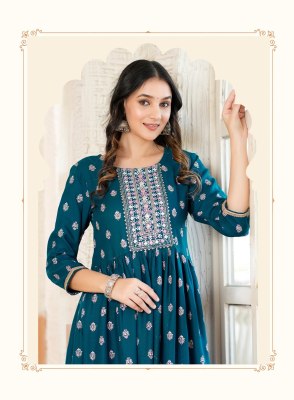 Passion tree by fashion bella vol 1 designer nyra cut kurti gown catalog at wholesale price kurtis catalogs
