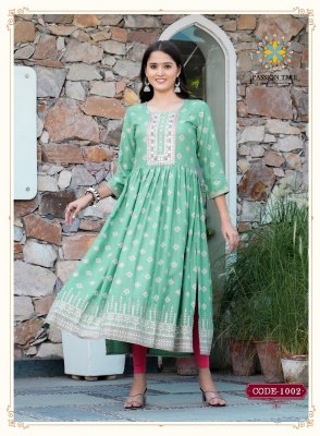 Passion tree by fashion bella vol 1 designer nyra cut kurti gown catalog at wholesale price kurtis catalogs