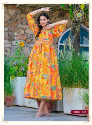 Passion tree by fashionista vol 2 fancy Alia cut gown style kurti catalog at wholesale price kurtis catalogs