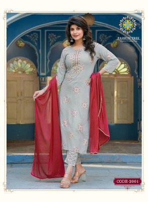 Passion tree by harvi vol 2 straight cut kurti pant and dupatta  wit classy gold print catalog at wholesale price readymade suit catalogs