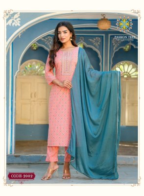 Passion tree by harvi vol 2 straight cut kurti pant and dupatta  wit classy gold print catalog at wholesale price readymade suit catalogs
