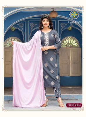 Passion tree by harvi vol 2 straight cut kurti pant and dupatta  wit classy gold print catalog at wholesale price readymade suit catalogs