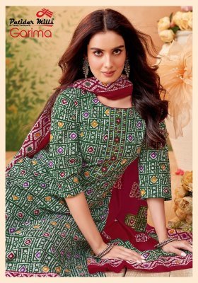 Patidar Garima Vol 4 Designer Cotton Kurti Pant Set with Embroidered Neck And Printed Dupatta Wholesale kurtis catalogs