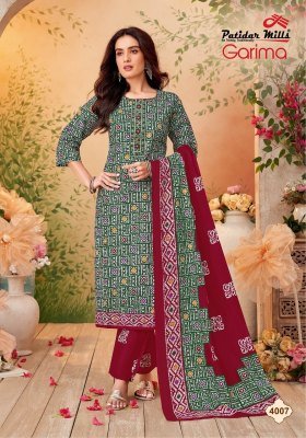 Patidar Garima Vol 4 Designer Cotton Kurti Pant Set with Embroidered Neck And Printed Dupatta Wholesale kurtis catalogs